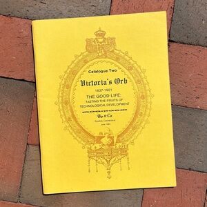 1983 Victoria's Orb Catalogue Two Design Technology Agriculture Victorian Books